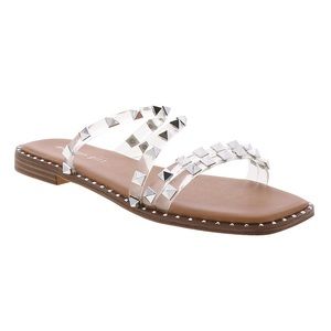 Madden Girl Hubbard Clear Sandal